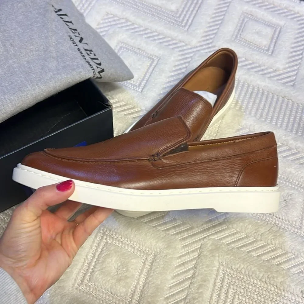 Allen Edmunds - Hayes Slip-on Loafer - Tan Leather